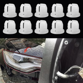 QZTYTY 10PCS Car Clips, Headlight Retaining Clip, Headlamp Assembly Grommet Retainer Clip Nut, 90189-06111 Car Accessories Headlight Clips Compatible with Ford Toyota 4Runner, Land Cruiser, Tacoma