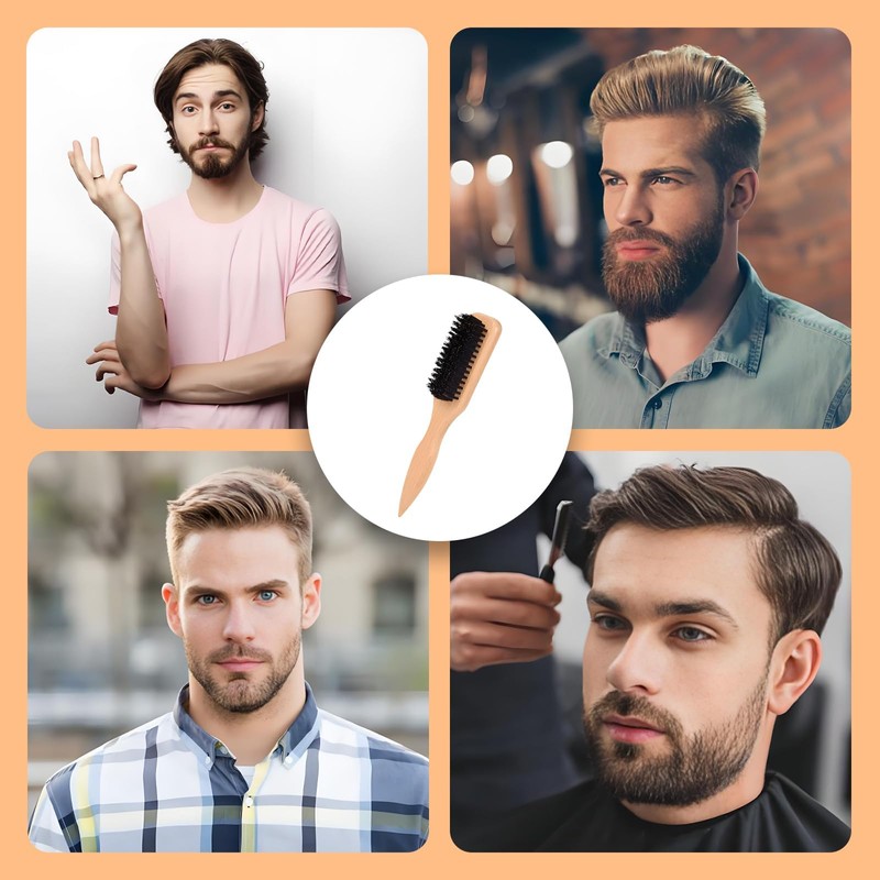 1 PC Back Combing Brushes Slick Back Hair Brush, Smoothing