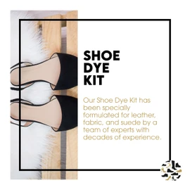 All in One Shoe Colouring Kit (Tan) - Restores The Colour of Leather, Suede, Nubuck, Fabric, Satin, and Canvas Footwear | Complete Shoe Dye Kit