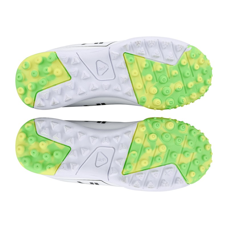 Kookaburra KC 5.0 Rubber Sole Cricket Shoe - Yellow/Green -