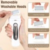 Meyluth Electric Foot Scrubber File Callus Remover, 17-in-1 Professional Pedicure