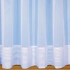 John Aird Sarah - Plain White Net Curtain With 7"