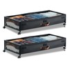 VEVOR Under Bed Storage with Wheels, 36.0 x 18.1 x