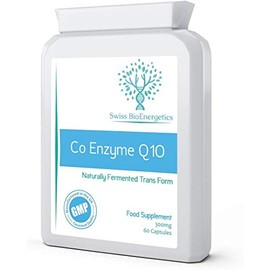 Co Enzyme Q10 CoQ10 300mg 60 Capsules - Superior Naturally Fermented Trans Form