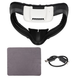 Active Air Circulation Facial Interface Compatible for Oculus Quest 2 Replace Silicone Face Cover Pad