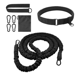 WnlahuWA Swimming Belt 2.5-7.5 m, Swimming Belt for Pool, Swimming Belt Children, Swimming Belt Adults, Adjustable Swimming Trainer, for Swimming Pools Resistance Training, Counterswimming