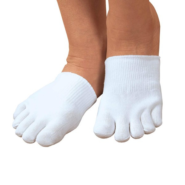 Silver StepsTM Closed Toe Gel Socks