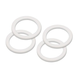Fino Replacement Gasket for 3-Cup Stovetop Espresso Coffee Maker, Silicone, Set of 4