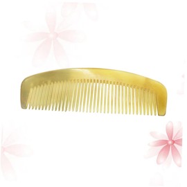 Mikinona 2pcs Hair Brush Horn Comb Anti-static Hair Loss Prevention for Travel 11cm