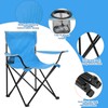 Anglechic Folding Camping Chairs with Cupholder and Carry Bag Portable