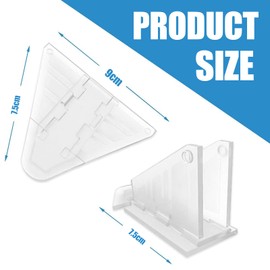 VIDSTW Child Safety Window, Pack of 2 Sliding Door Lock for Child Safety, Window Child Lock, Glass Sliding Door Locks, No Drilling, for Protect Children