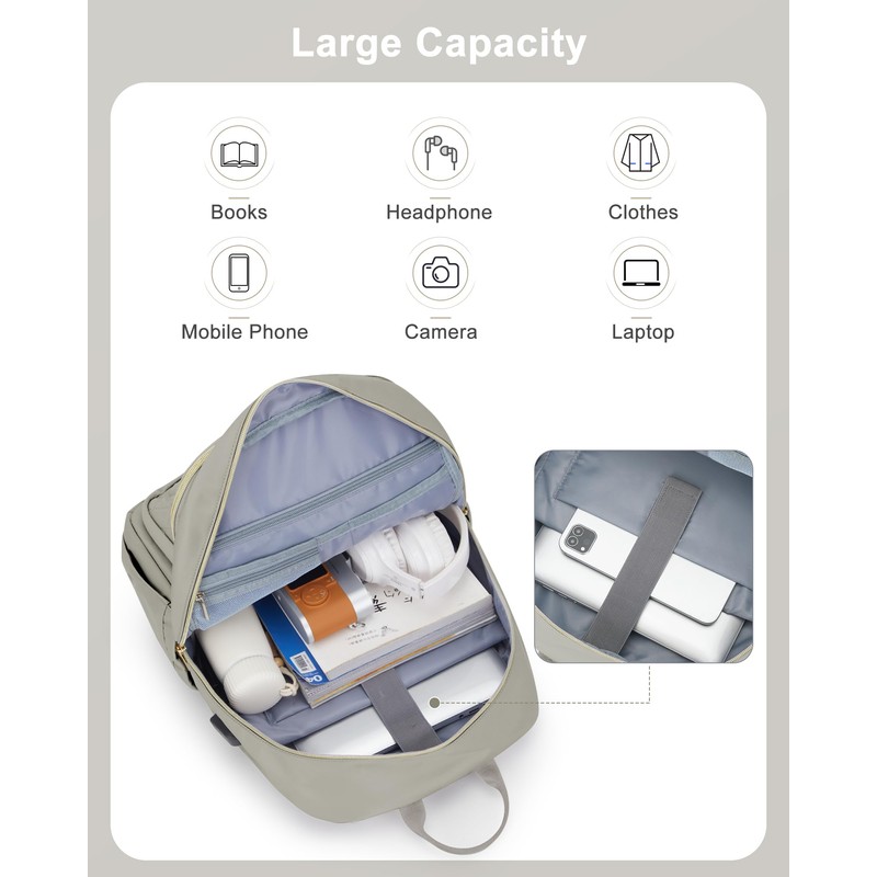 Laptop Backpack for Women Men,Waterproof Work Business Bags College Backpack