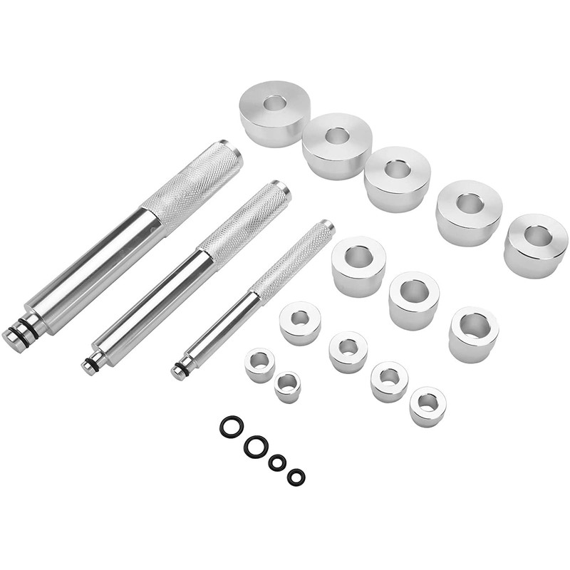 17Pcs Bearing Race Seal Driver 14 Types Aluminum 3 Handles