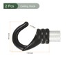 YOKIVE 2 Pcs Alloy M10 Ceiling Hook, Electroplate Pendant Fixtures
