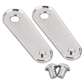 XMMT Chrome Motorcycle Rear Passenger Floorboard Foot Peg Frame Plates Compatible for 1993-2023 Harley Electra Road Street Glides Road Kings & Trikes