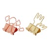 100pcs Binder Clips for Student Strong Clamping Force Metal Arrows