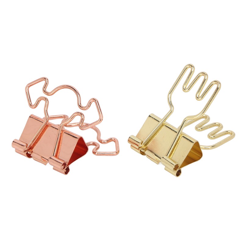 100pcs Binder Clips for Student Strong Clamping Force Metal Arrows