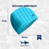 escualo Gorra para Natacion Unisex Adulto Modelo Tekno Plus (Elastano