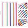 Coopay Tunisian Crochet Hooks Set, 11 Pieces Aluminium Tunisian Crochet
