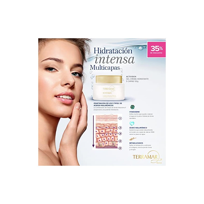 Terramar Kit Hidratación Dia Noche Incluye Crema Gel Facial Acido