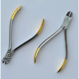 pinza corte distal recto ortodoncia 2 Pinza Corte Distal Y Recto Puntas Tungsteno Acero Alemán