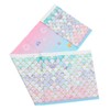 CHILDWEET Birthday Party Tablecloth Mermaid Pattern Easy to Use Disposable