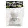 3" x 3" Aluminium Ball Top Post Cap for Metal