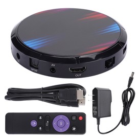 S905X3 H96 Max 4G+32G Smart HD TV Set Top Box Media Player for Android 9.0 ( 110‑240V)