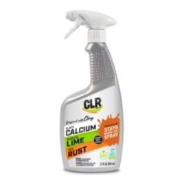 CLR Brands Calcium, Lime & Rust Remover with Cling, 262 oz. Spray Bottle, Adheres to Hard-to-Reach Surfaces, Blasts Calcium, Dissolves Lime Deposits, Zaps Stubborn Rust Stains and Hard Water Deposits