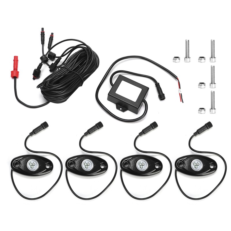 12V DC Universal RGB LED Bluetooth Waterproof Offroad Rock Light