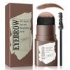 Eyebrow Stamp and Eyebrow Stencil Kit, Eyebrow Powder with 24