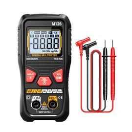 Digital Multimeter Tester,Portable Current Checker | Auto-Ranging Resistance Meter 6000 Counts for Electrical Maintenance Circuit Failure