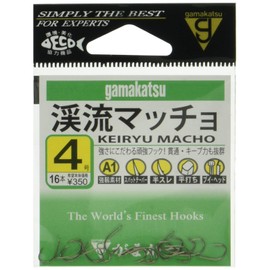 Gamakatsu A1 Stream Macho Hook Brown No. 4 Fishing Hooks