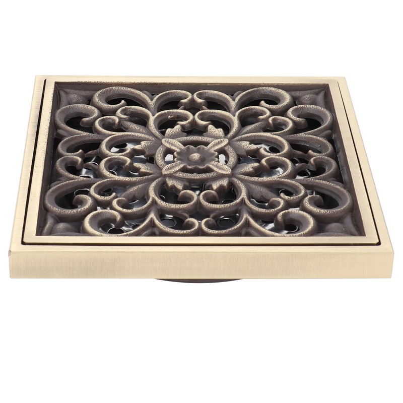 Floor Drain Antique Copper Shower Drain Kit for Home Hotel