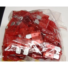 GTR 100pcs 10A Color Coded Standard ATO/ATC Blade Fuse for Auto Cars Trucks