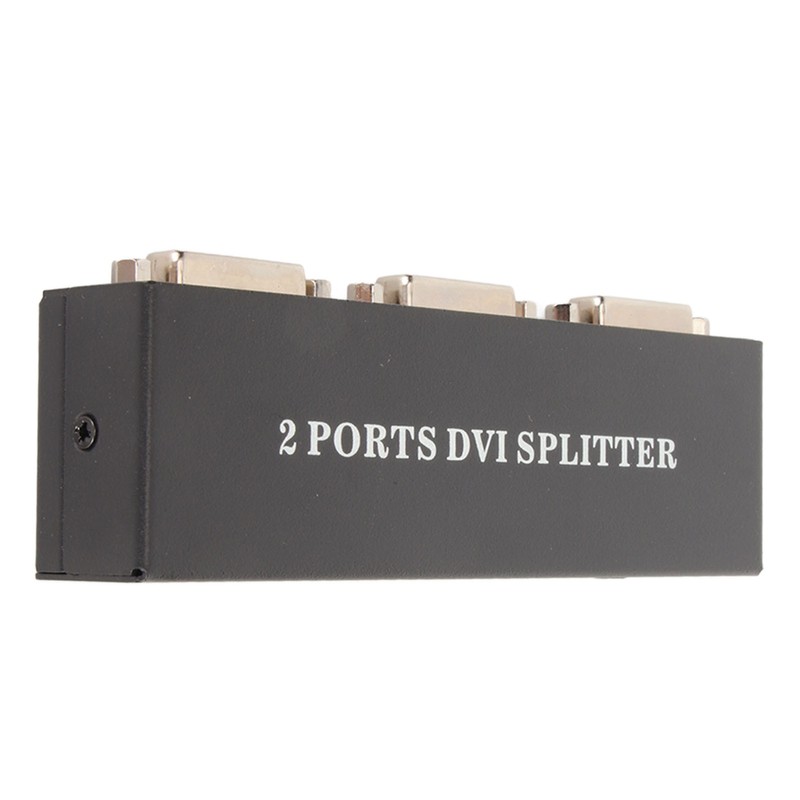 1x2 DVI Splitter 1 in 2 Out Support Resolution Up