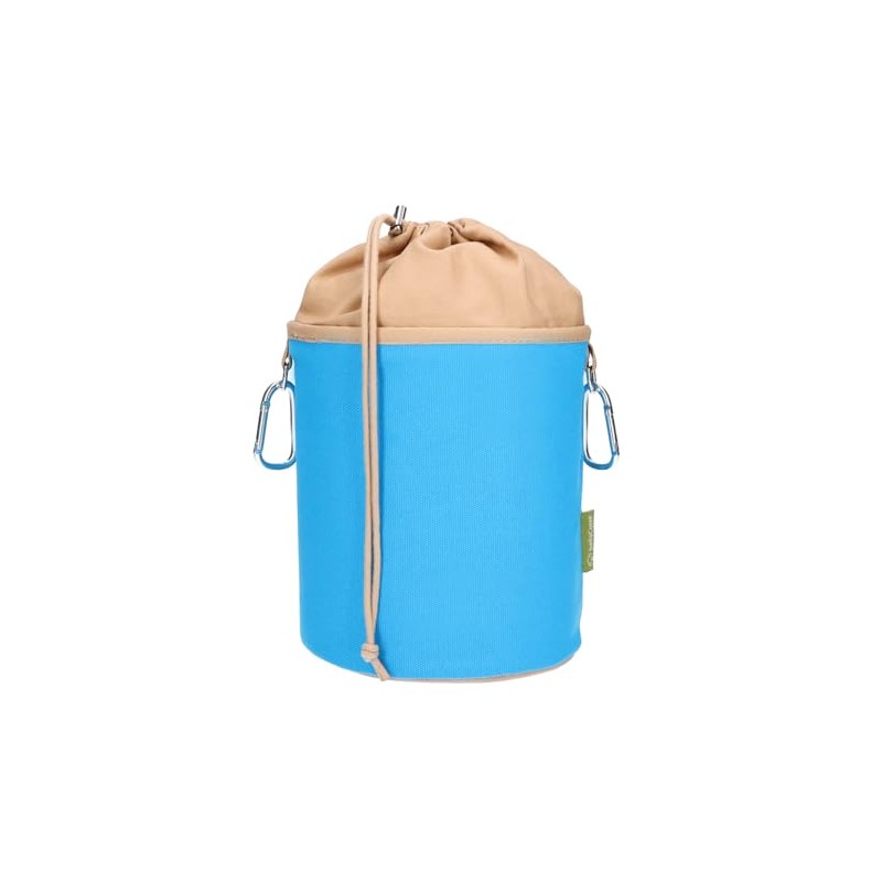 trendfinding Canvas Fabric Clothes Peg Bag with 2 Carabiner Hooks
