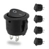 Pack of 5 Toggle Switch 12 V, Rocker Switch 12