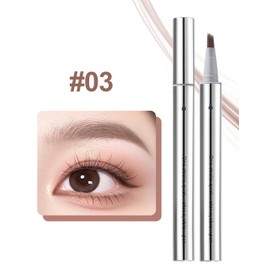Erinde Waterproof Liquid Eyebrow Pencil, Natural Long - Lasting Microblading Brow Pen, Smudge Proof Eyebrow Pencil, Filler Dye EyeBrow Pencil, Thin Hair Like Stroke for Shaping for Women Makeup, #03
