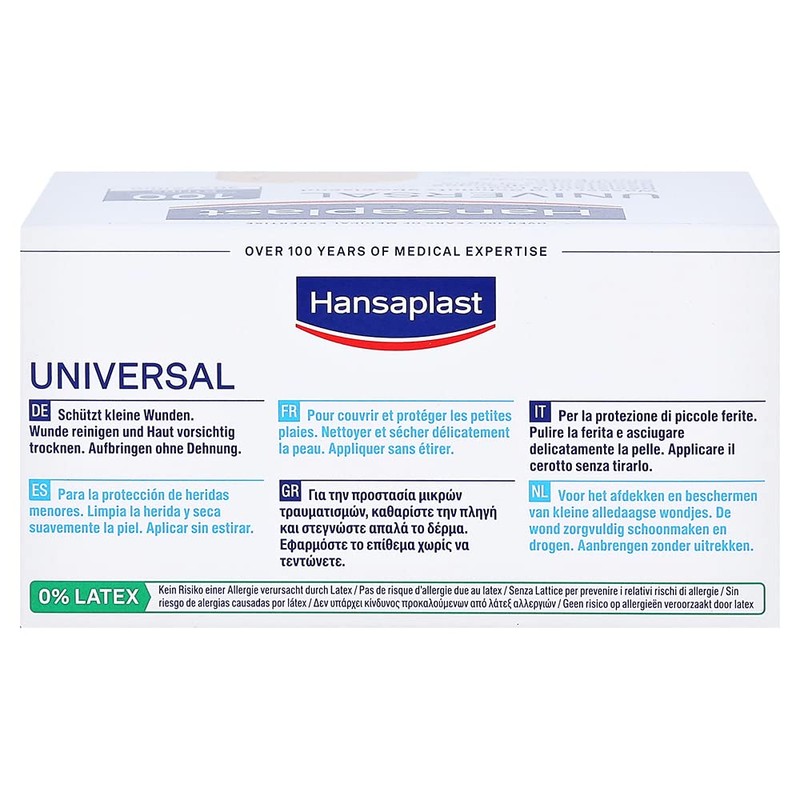 Hansaplast, 01215263 Universal Strips Waterres.30 x 72 mm