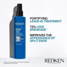 Redken Extreme Anti-Snap Leave In Treatment For Damaged Hair 8.5 oz