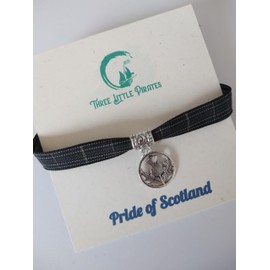 Thistle Plaid Bangle in a choice of Scottish tartans