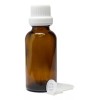 Meliars Frasco Gotero Ambar Con Inserto 30 Ml Tapa Blanca