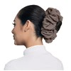 Plain Chiffon Elasticated Scrunchie Hair Bobble Bun Under Hijab Volumiser