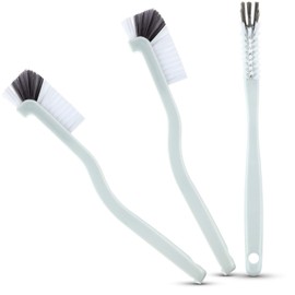 3 Pieces Dish Brush Right Angle Kitchen Scrub Brush Bottle Bathroom Brush Sink Household Pot Pan Edge Corners Tile Lines Cleaning Brush with Stiff Bristles