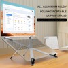 Junfire Foldable Laptop Stand for 17.3 inch, Aluminum Stable Ergonomic