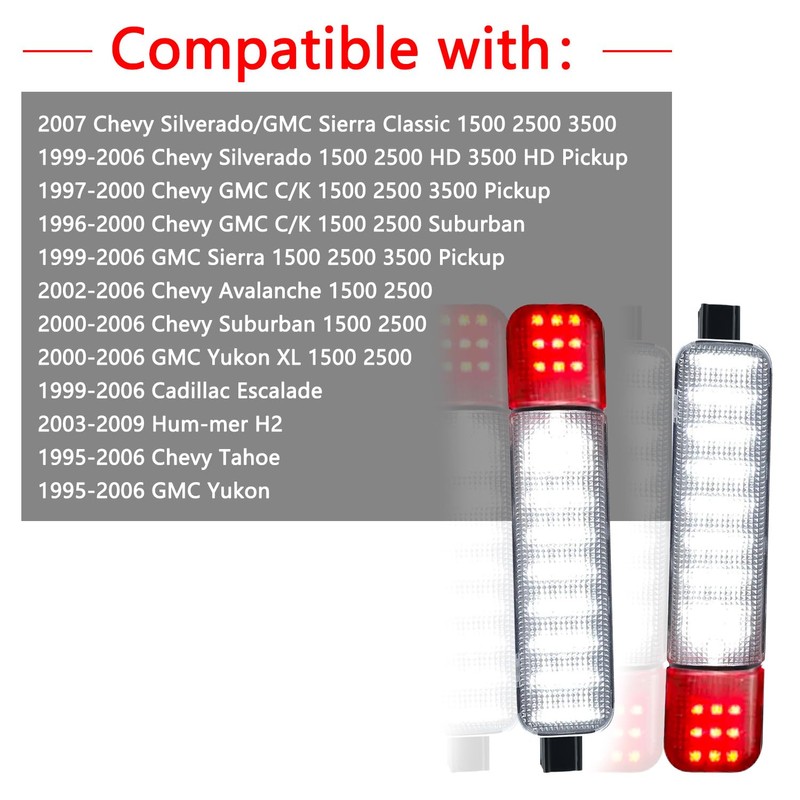 AFEISOL Led Side Door Panel Lights Courtesy Light Fit for