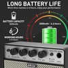 EROK Mini Bass Amp, Portable Amplifier with Clean/Drive Dual Channels,