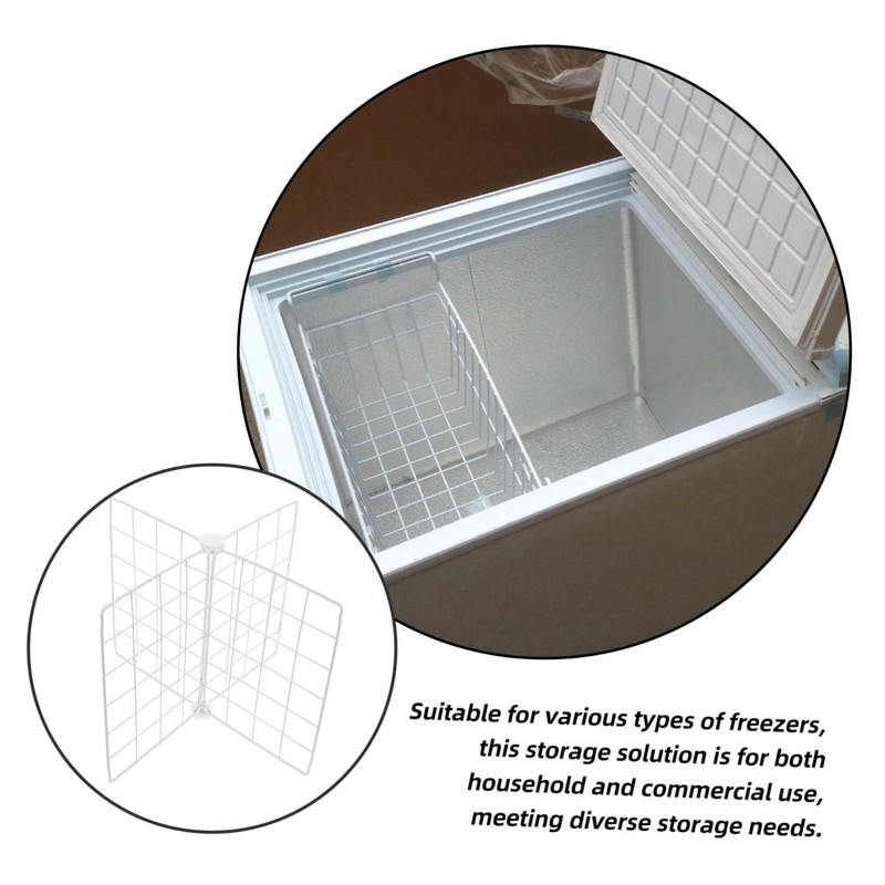 NOLITOY Freezer Organizer Divider Multifunctional Refrigerator Partition for Efficient Storage