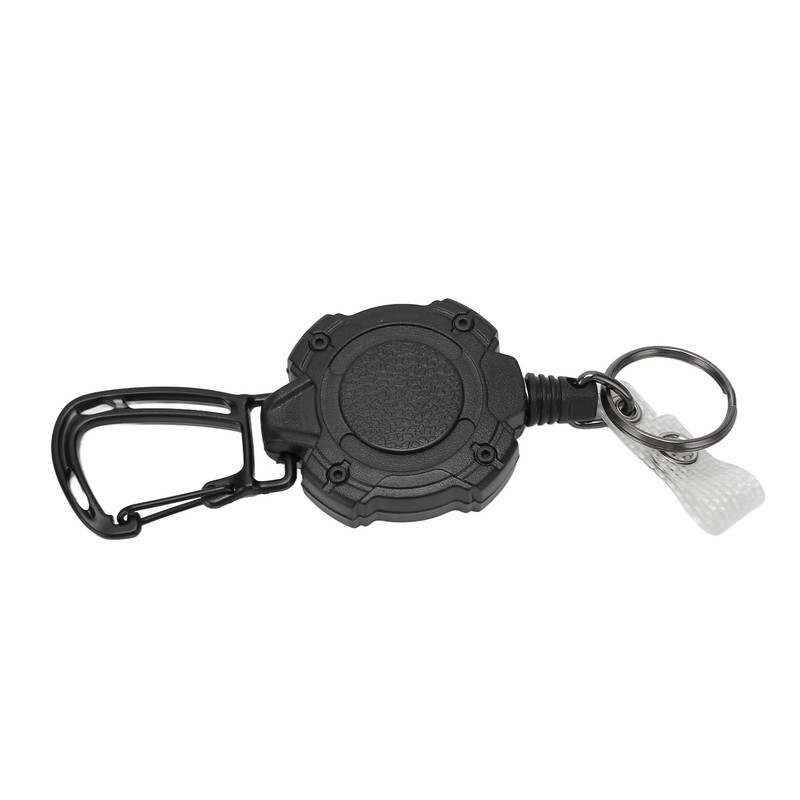 2 PCS Retractable Key Chain High Resiliency 31.5in Frosted Shell